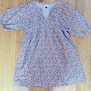 Universal thread cottage core puff sleeve midi dress XXL excellent condition